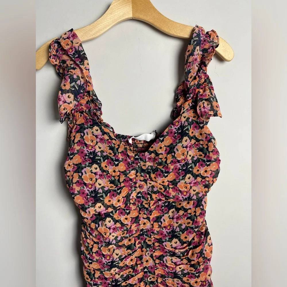 Astr The Label MULTI RUFFLE RUCHED DRESS Size Small NWT - Picture 6 of 12